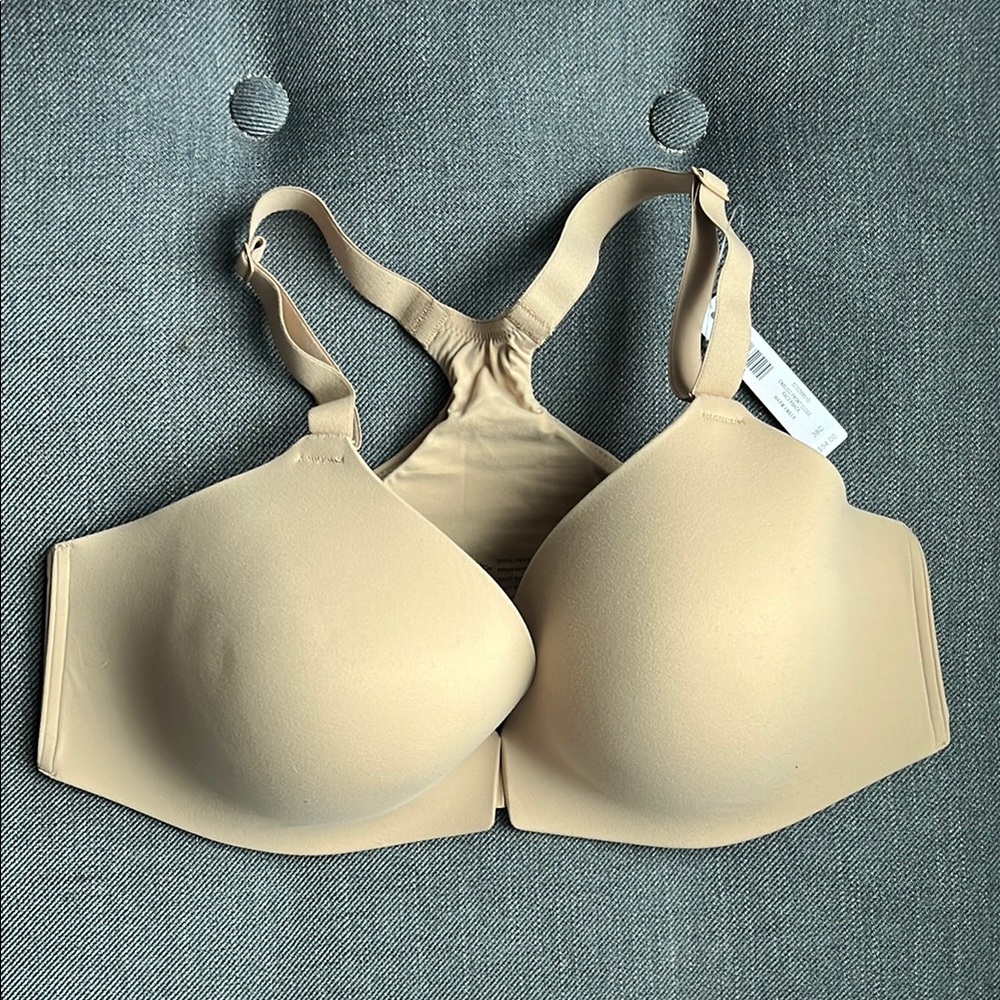 Soma Enbliss Racerback Tan Bra with Seamless Molded Cups